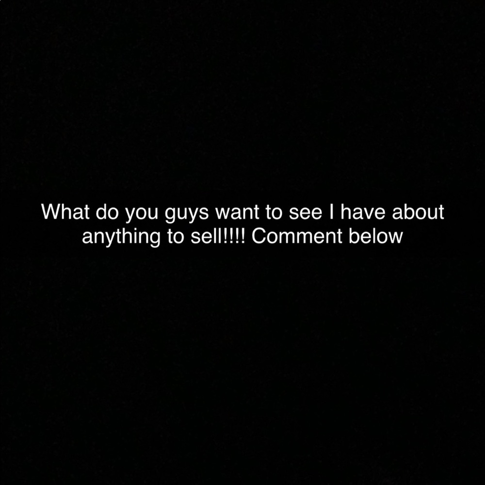 What do you guys want to buy?